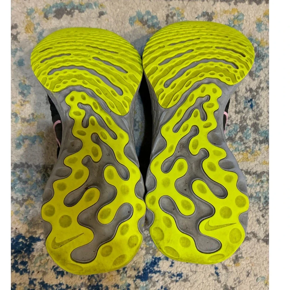 Nike React Infinity Flyknit 2 Womens 6.5 Running Shoes Purple Black‎ CT2423-500